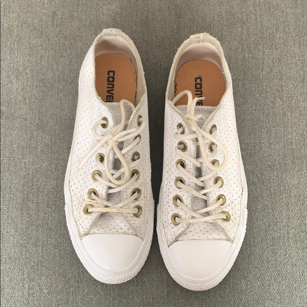 Leather converse